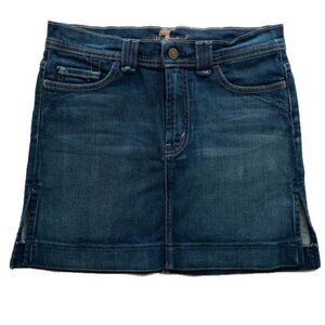 7 For All Mankind Denim Mini Skirt